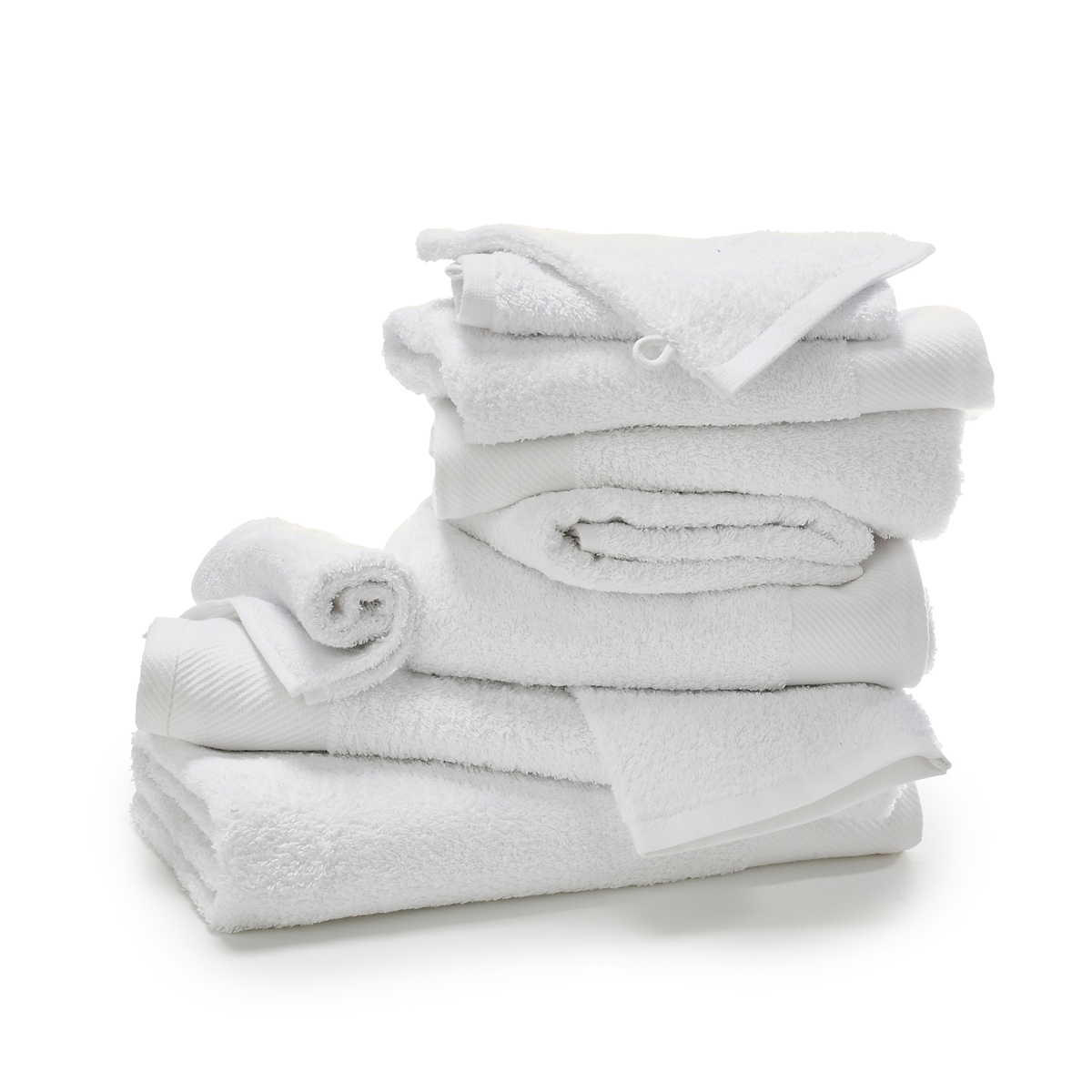 Product photograph of Scenario Plain Set Of 10 Towels 500g M from La Redoute UK