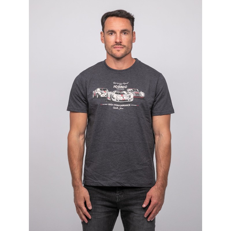 T Shirt Manches Courtes Coton Motif Voitures De Course Jigator, RITCHIE
