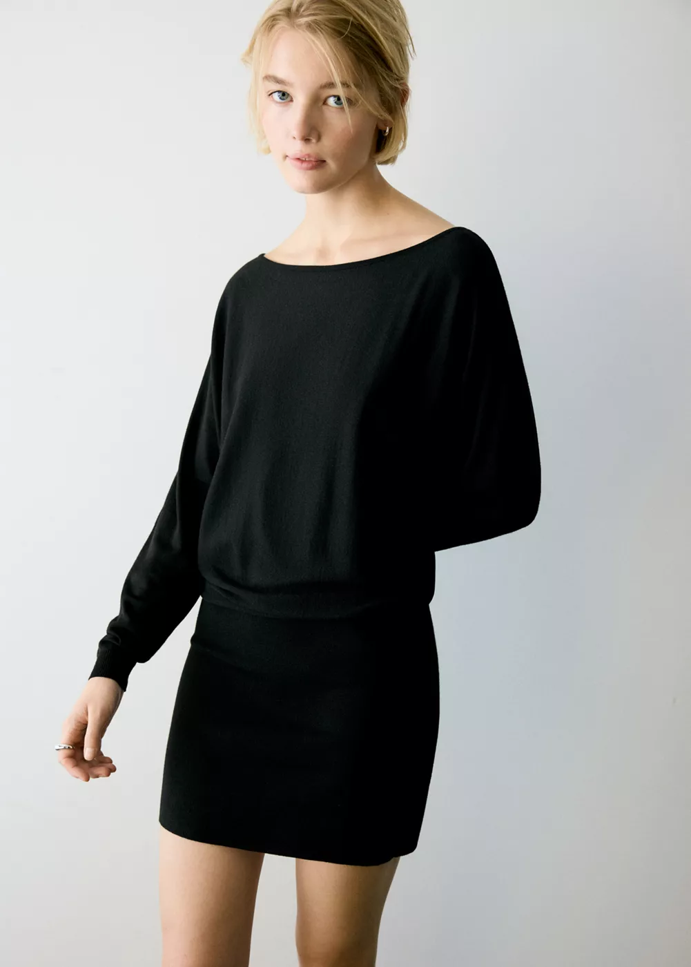 Robe courte maille, MANGO TEEN