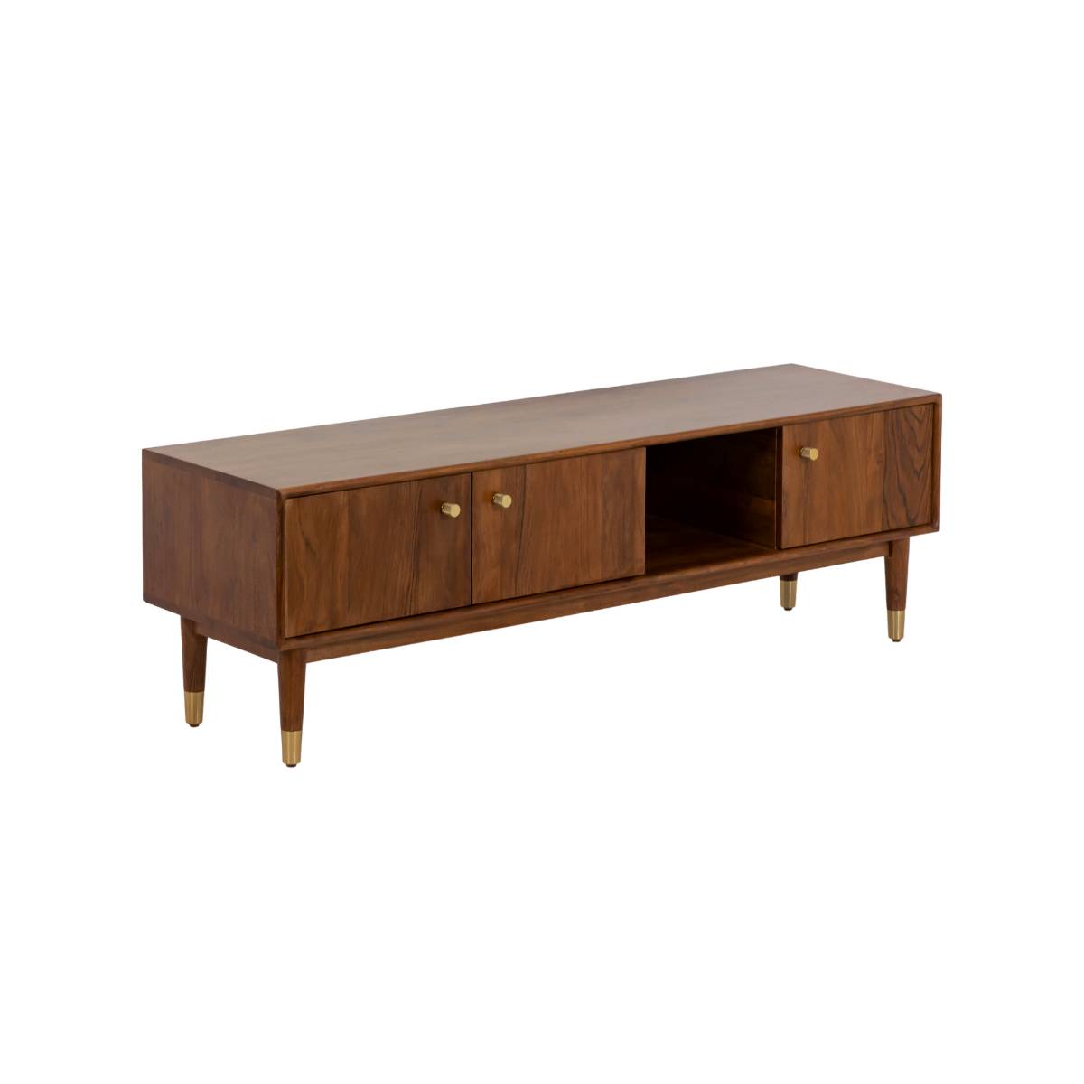Meuble TV en bois d'acacia EMIEL, MADE IN MEUBLES