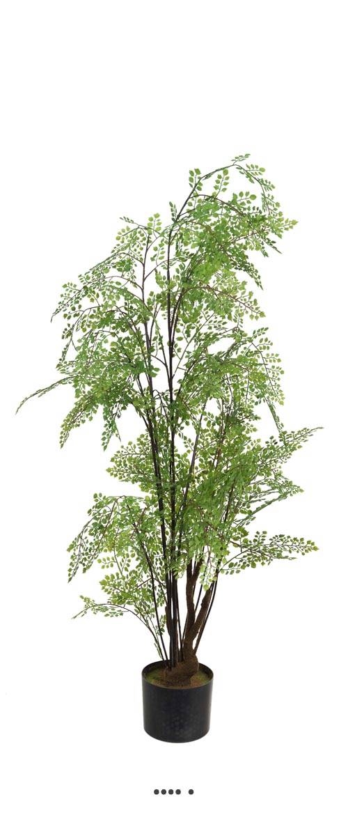 Fougère adiantum artificielle sur pied,, ARTIFICIELLES