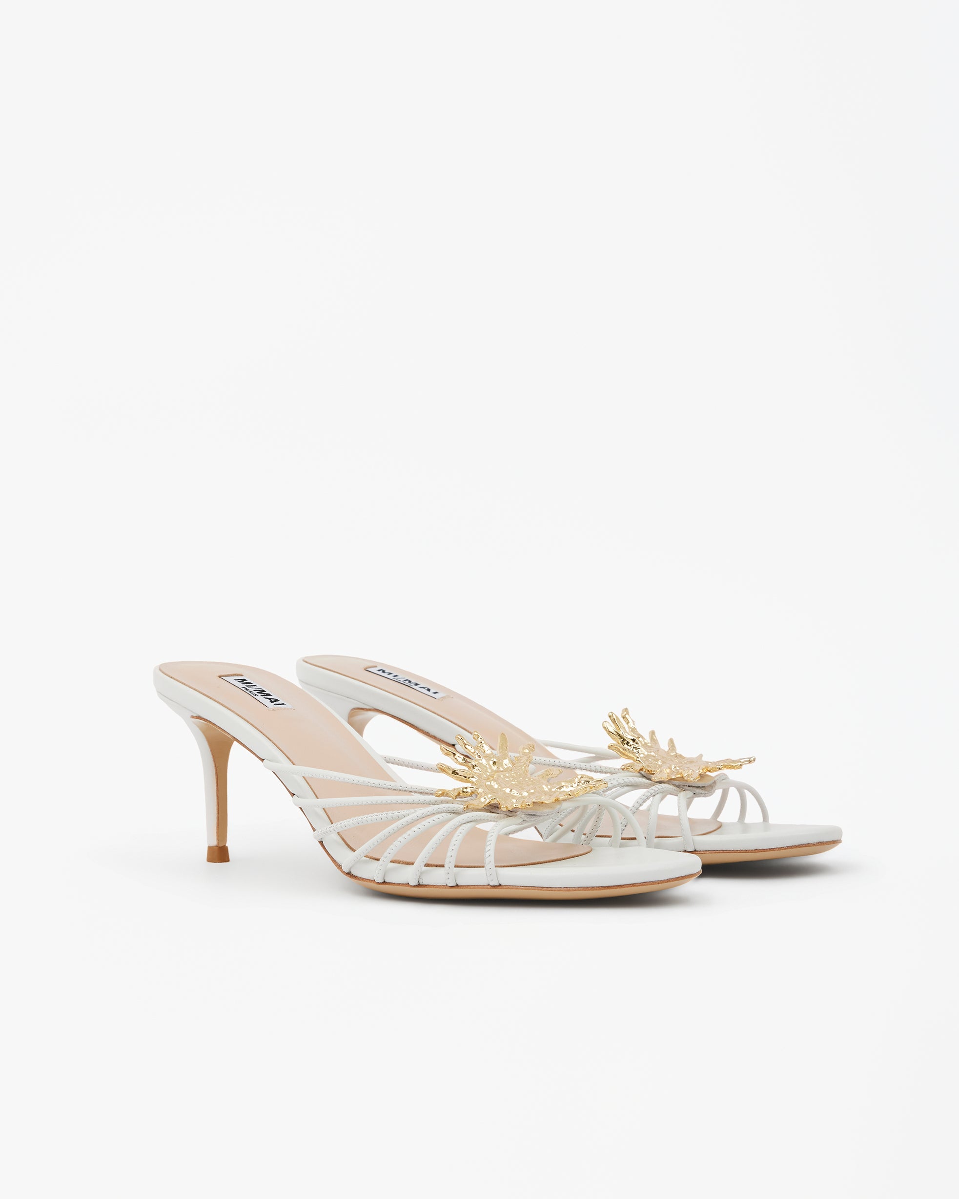 Mules avec bijou doré SALOME, MI MAI