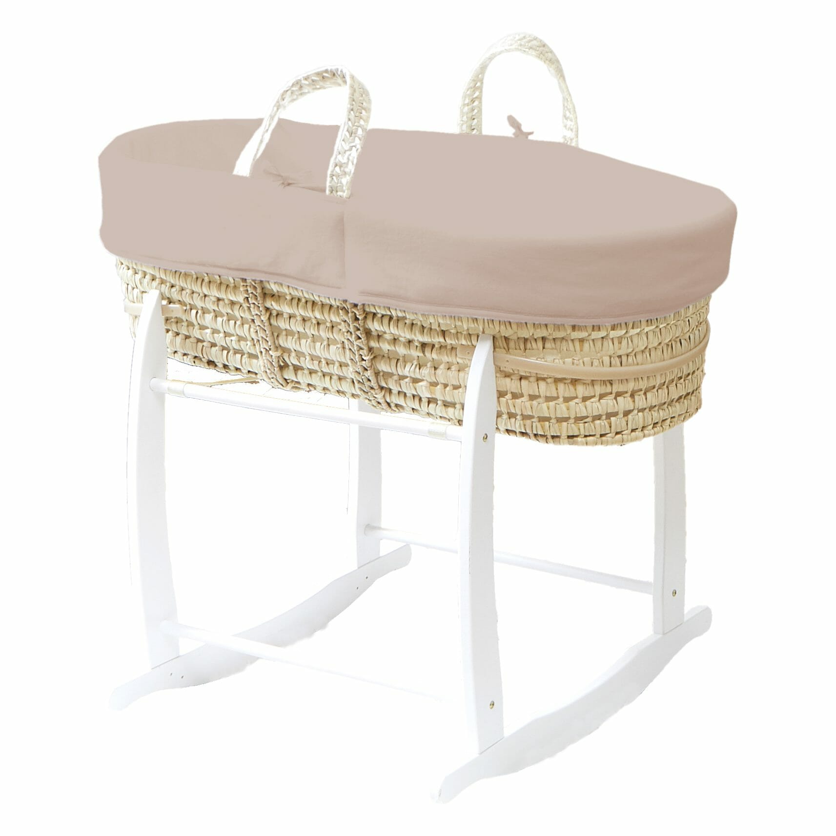 Couffin bébé avec support, habillage 100% coton bio, PREMIERS MOMENTS