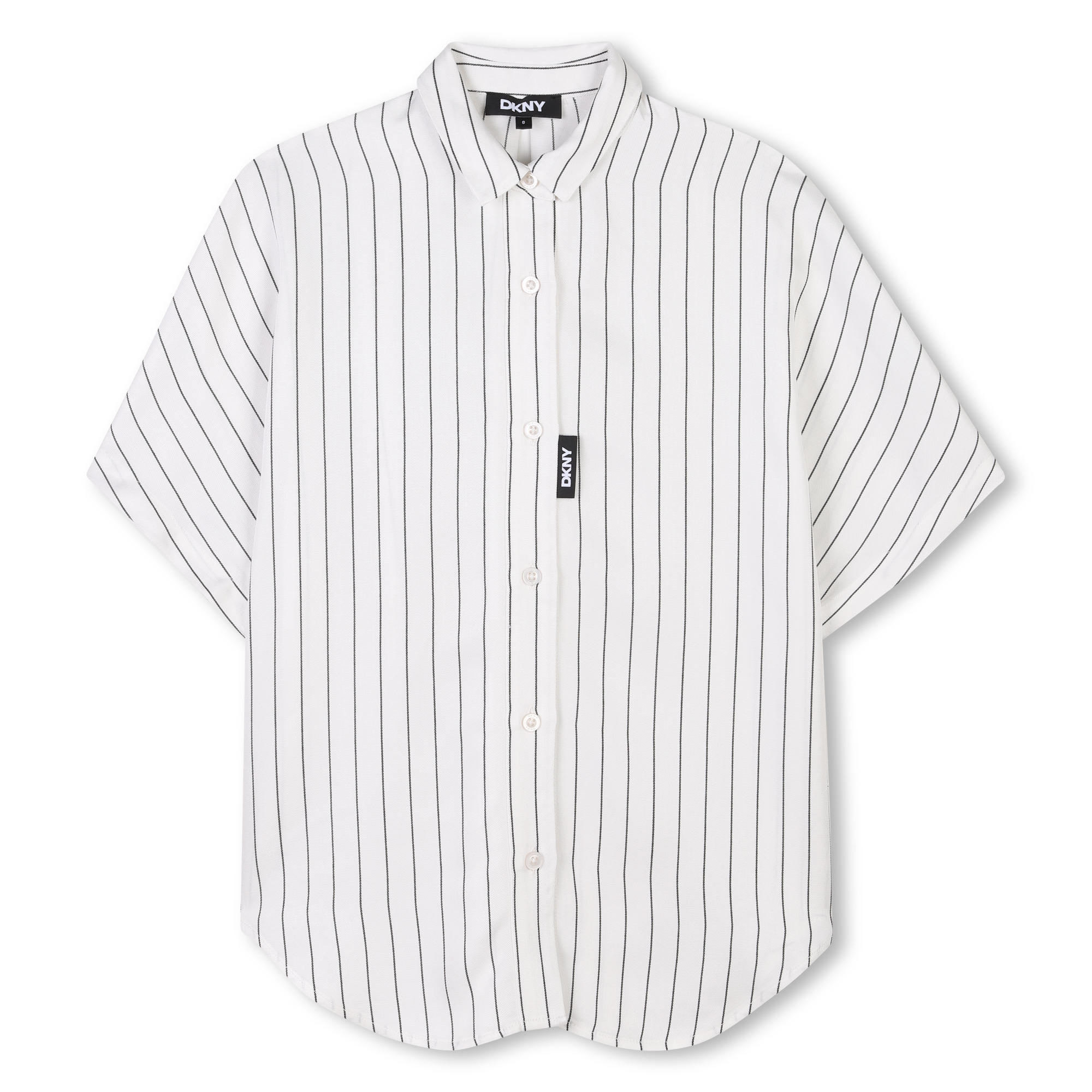 Longue chemise rayée et fluide, DKNY