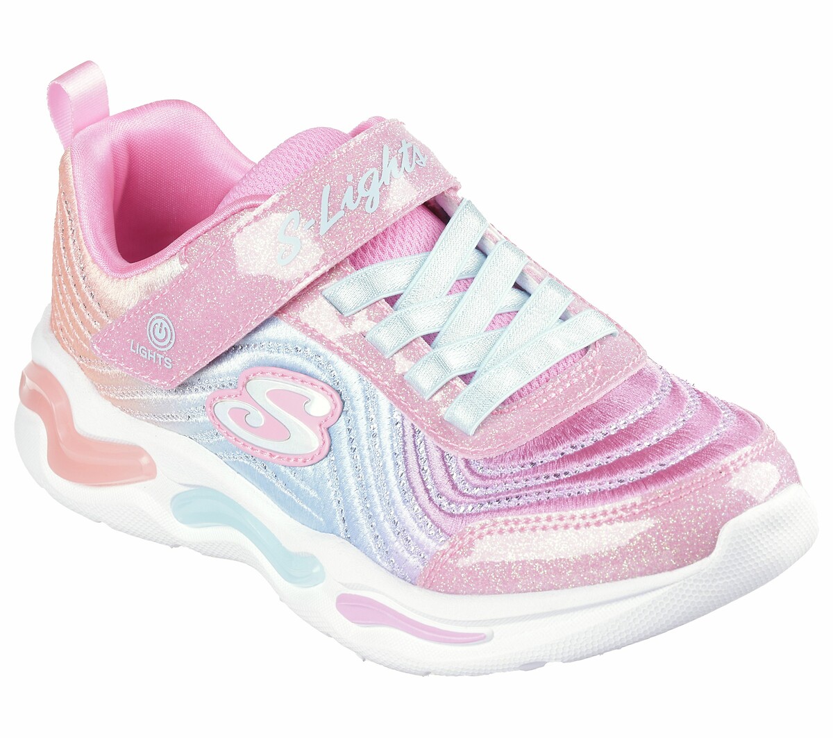 Sneakers wavy beams ombre express mit leuchteffekt rosa bunt Skechers La Redoute