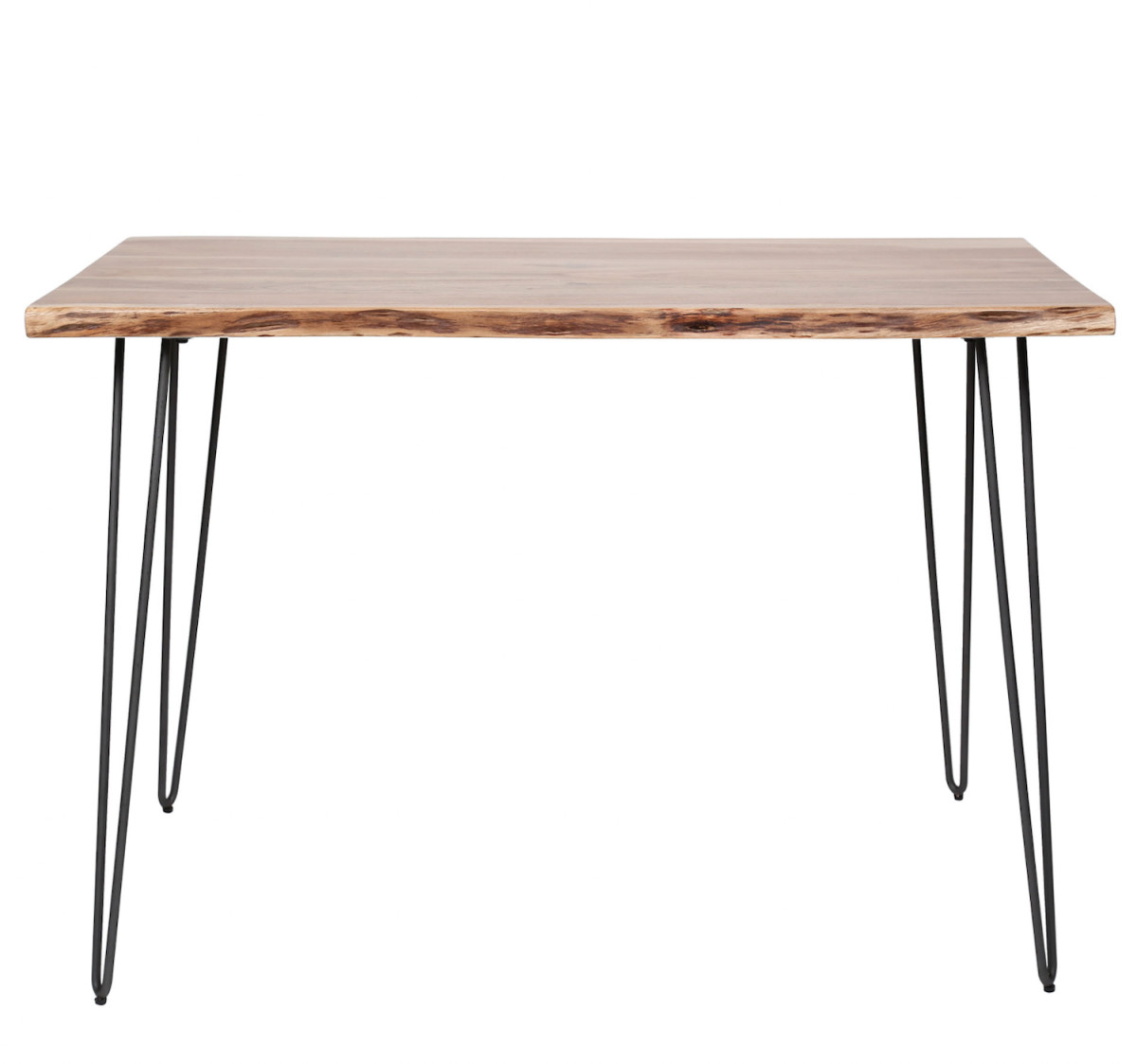 Table haute en bois avec piètement en acier - KITCHEN, MATHI DESIGN