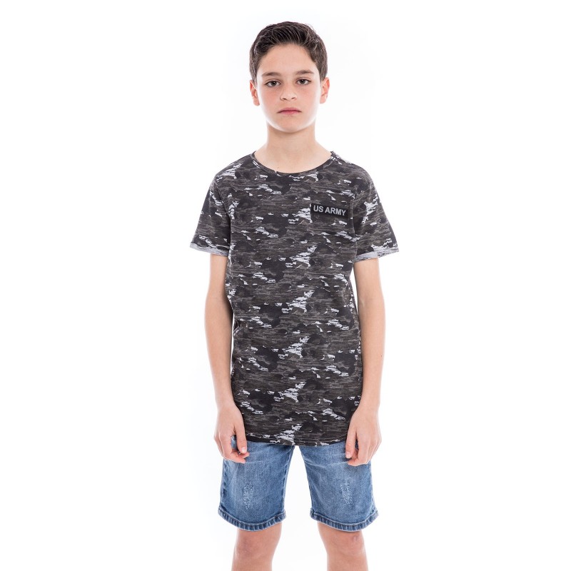 T-shirt Motif Militaire Nimon, RITCHIE