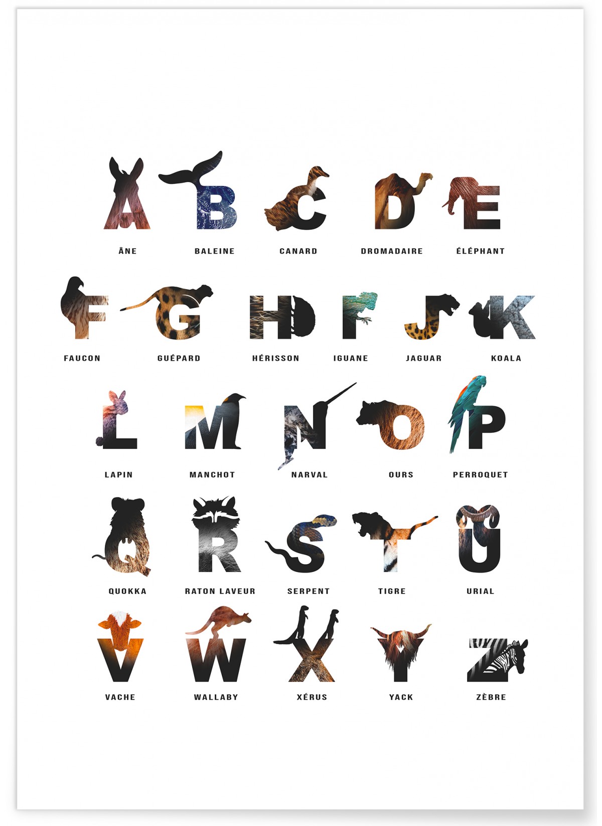 Affiche Alphabet des enfants, L'AFFICHERIE