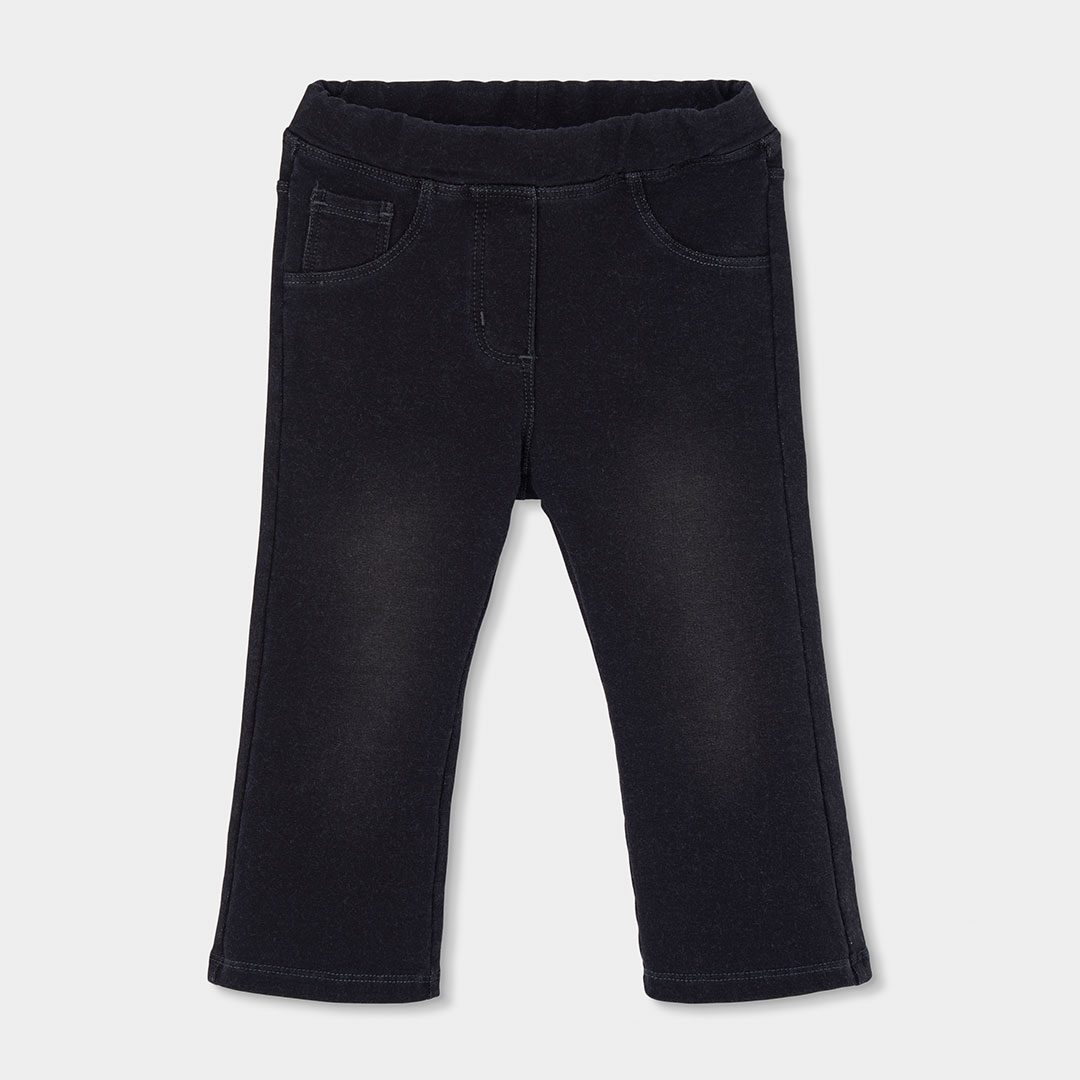 Jogging fille en molleton denim, BOBOLI