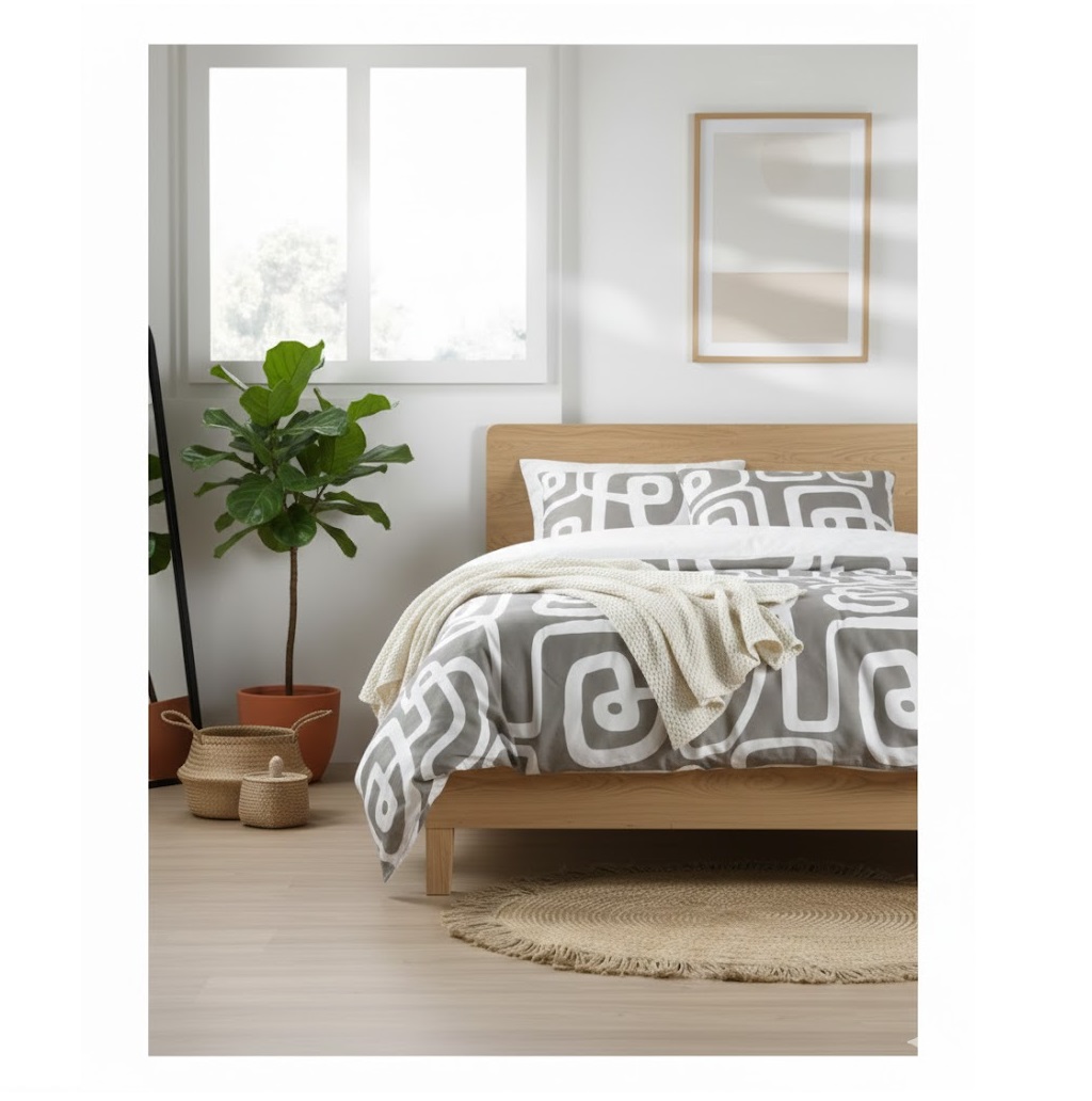 Parure de lit Collection Graphique pinto, EDEN