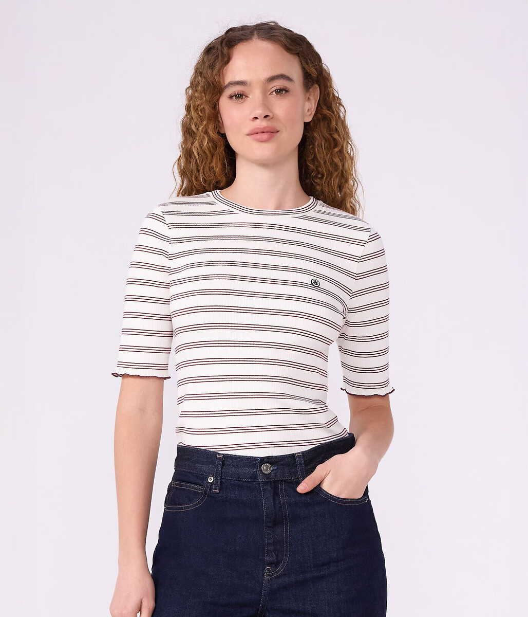 T-shirt à manches 3/4, PETIT BATEAU