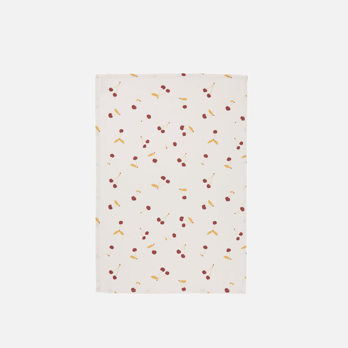 Torchon imprimé en coton LES CERISES, COUCKE
