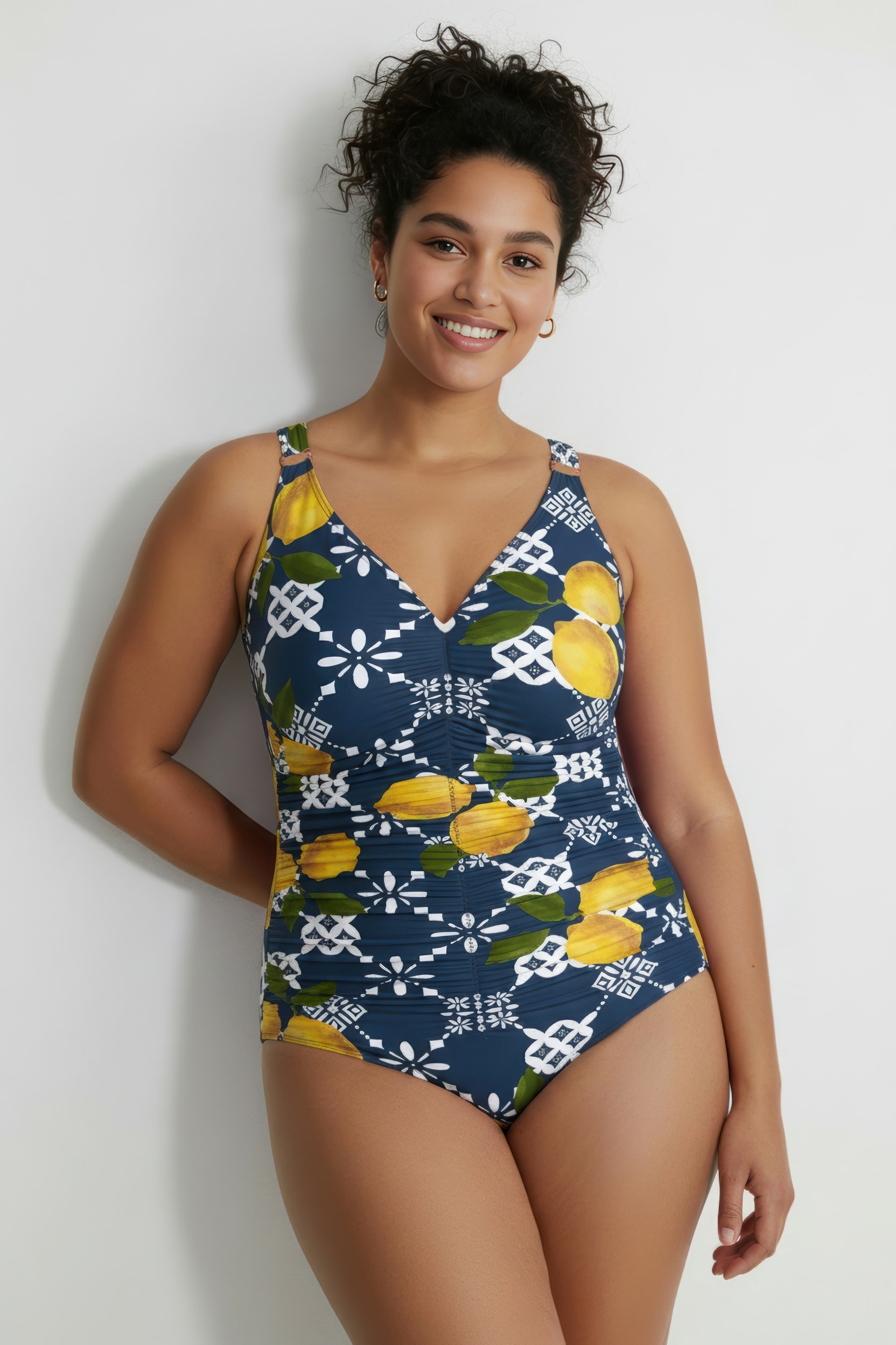 Maillot de bain motif citrons, ULLA POPKEN