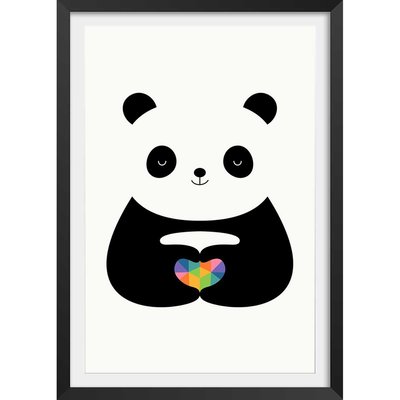 Affiche  love panda HEXOA