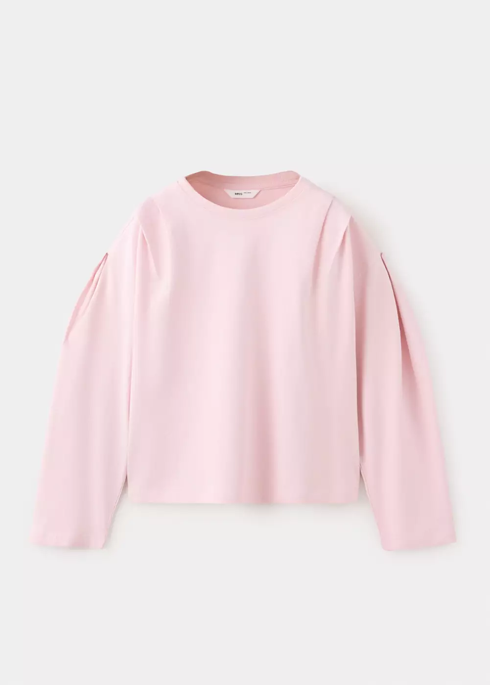 T-shirt coupe ample avec plis décoratifs, MANGO KIDS