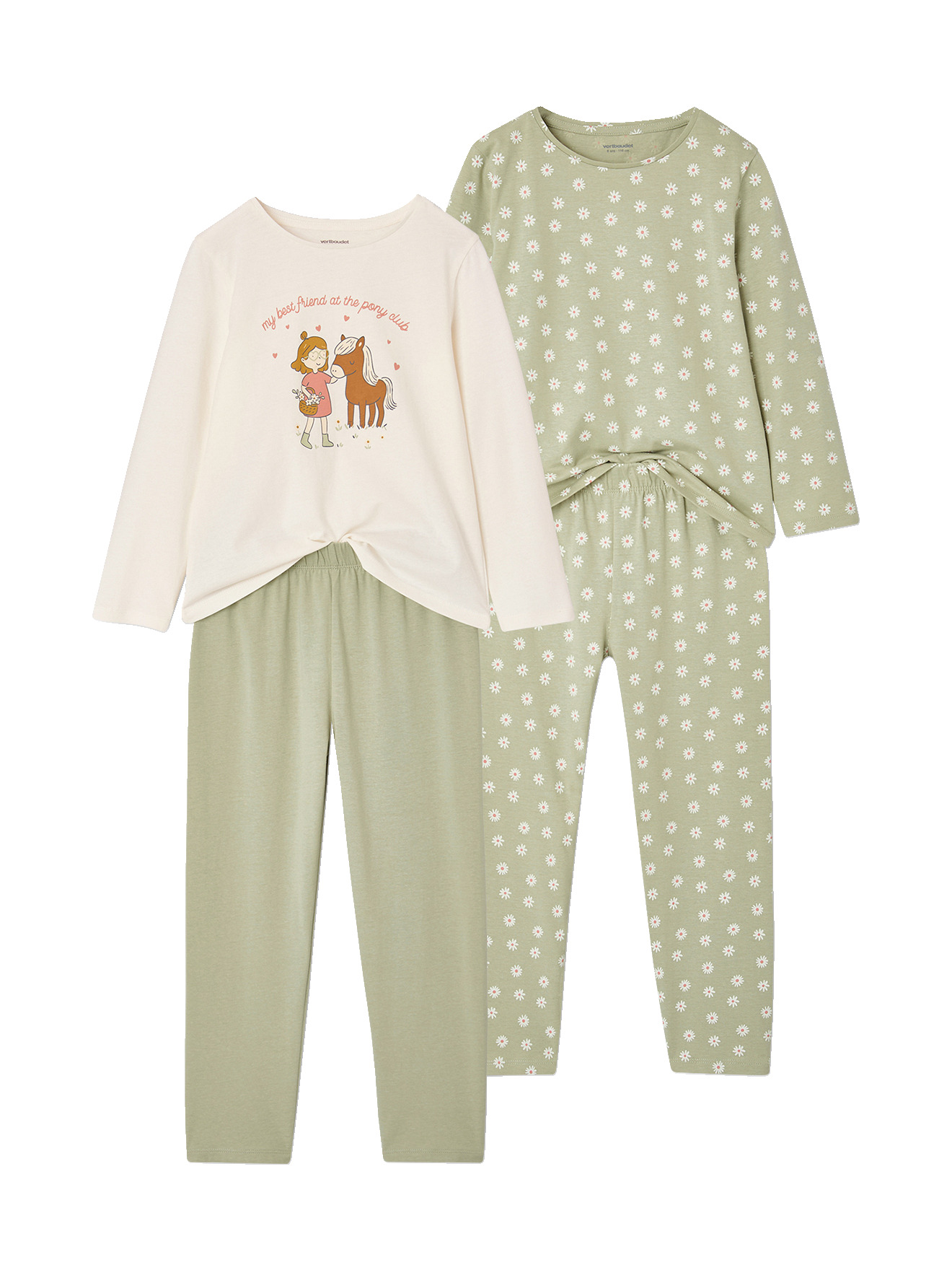 Lot 2 pyjamas, VERTBAUDET