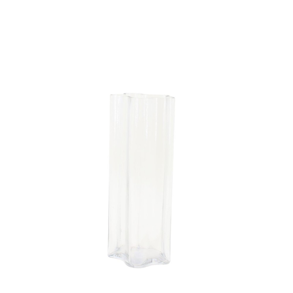 Vase en verre forme organique, H30cm, ORNAMI