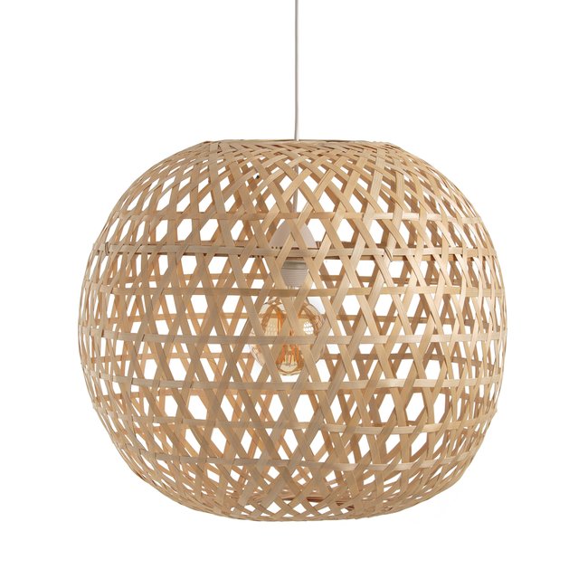 Cordo 51cm Bamboo Globe Ceiling Light, natural, LA REDOUTE INTERIEURS