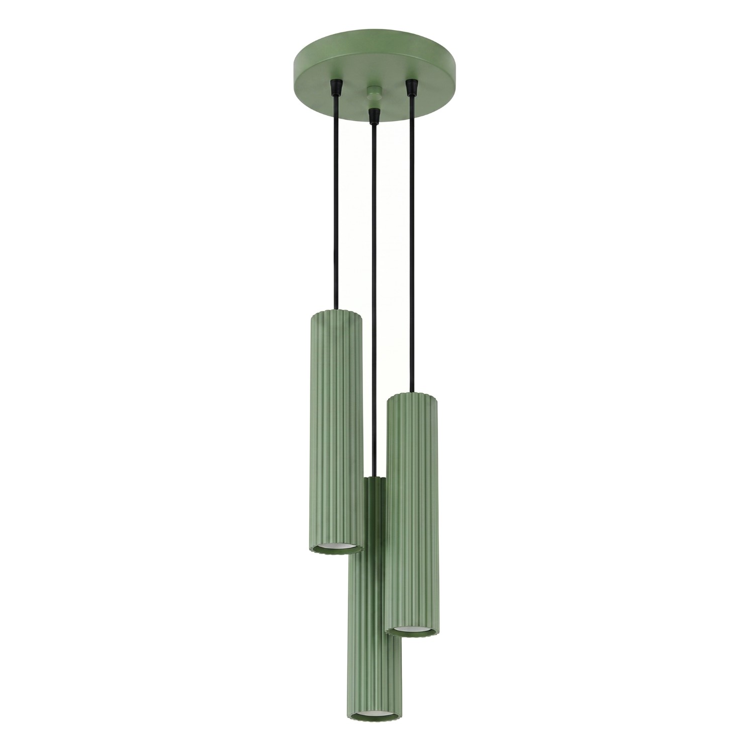 Suspension Aluminium Sauge GU10 3 Karbon, EDEN