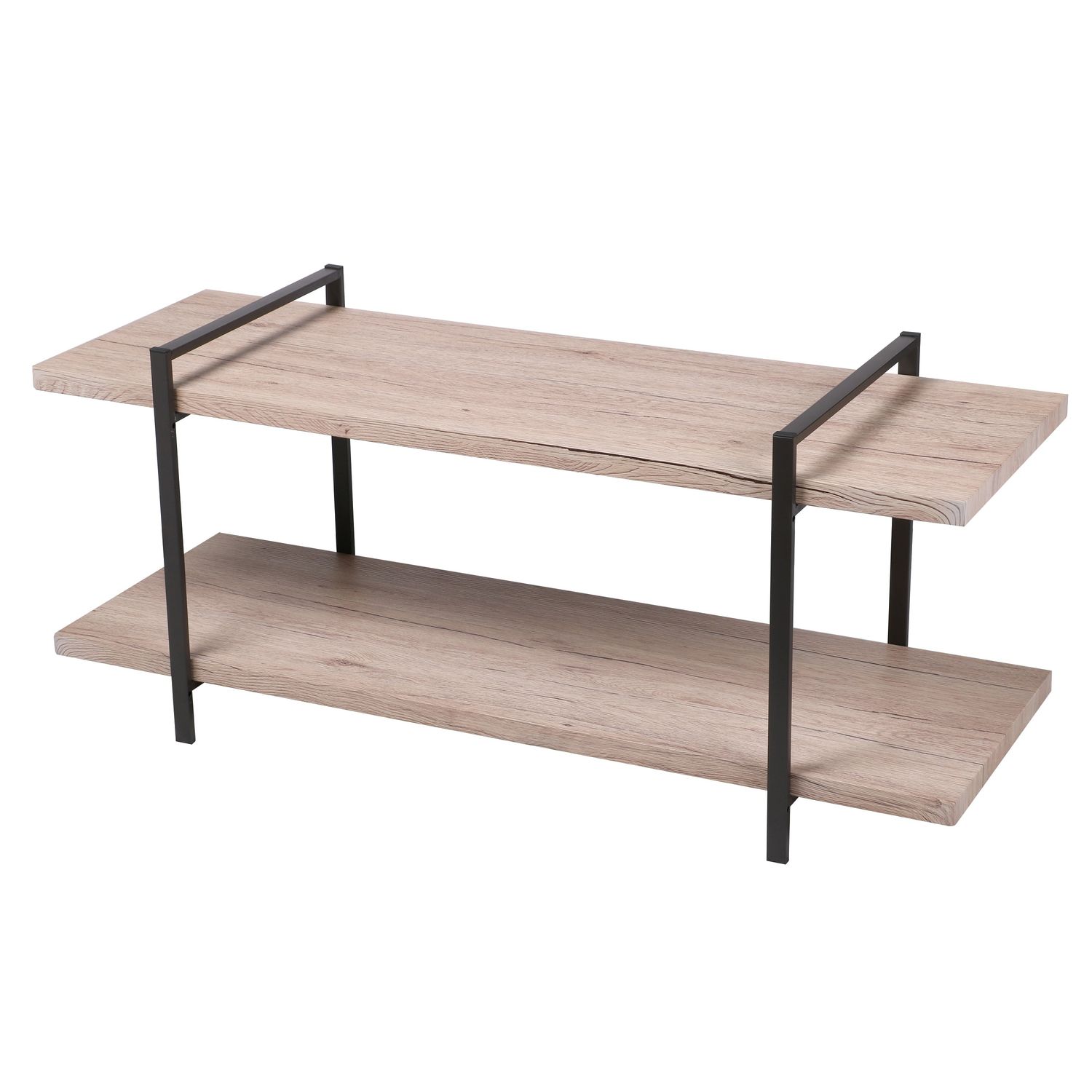 Meuble TV 2 niveaux design industriel DOCK, URBAN LIVING