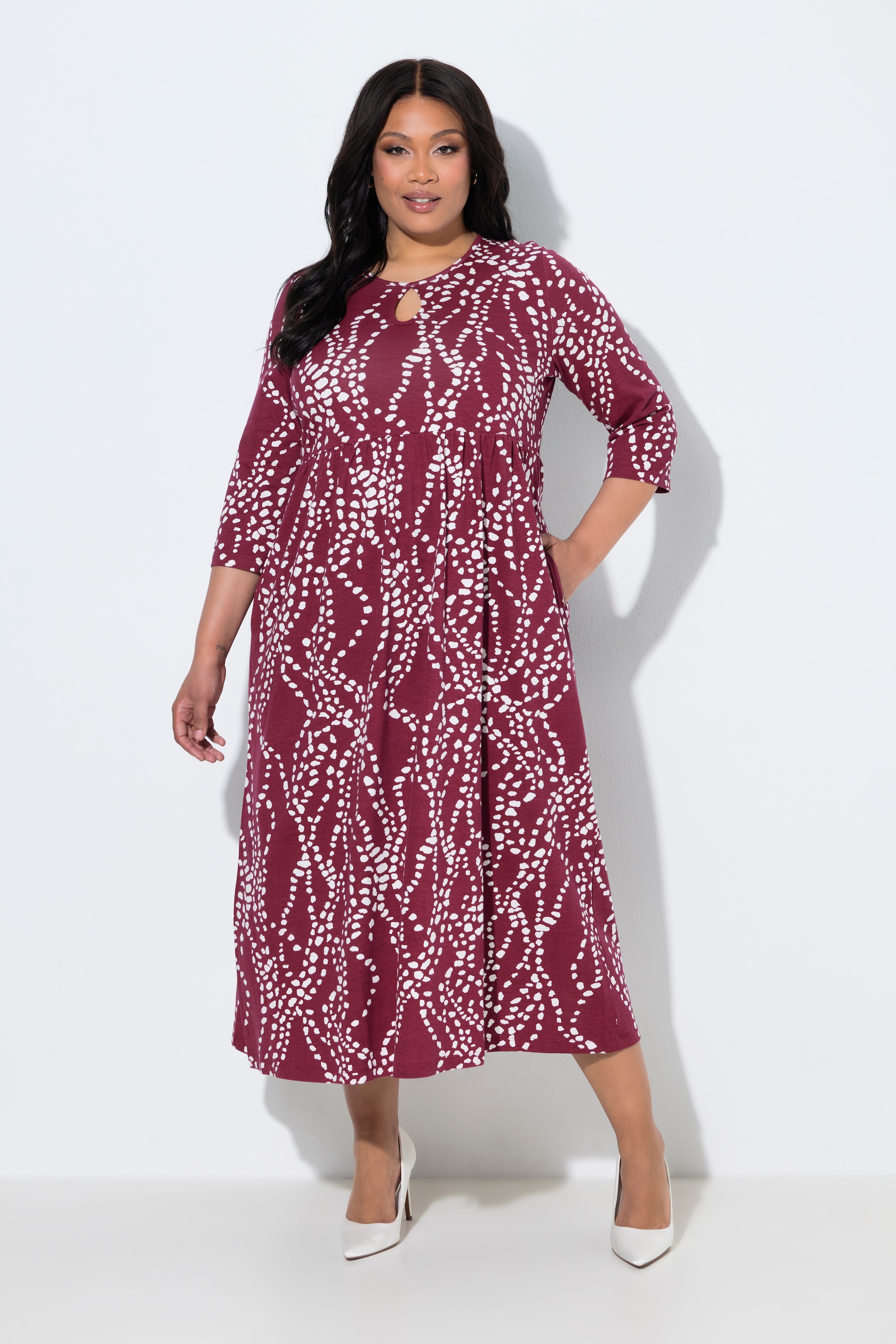Robe maxi en jersey, ULLA POPKEN