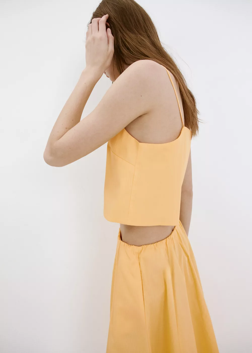 Top 100 % coton bretelles, MANGO