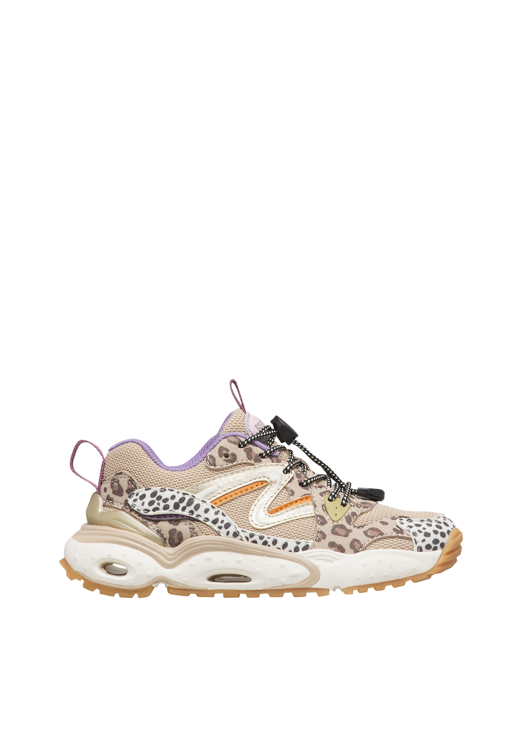 Sneakers en écopelle et tissu FLYNER., NATURINO