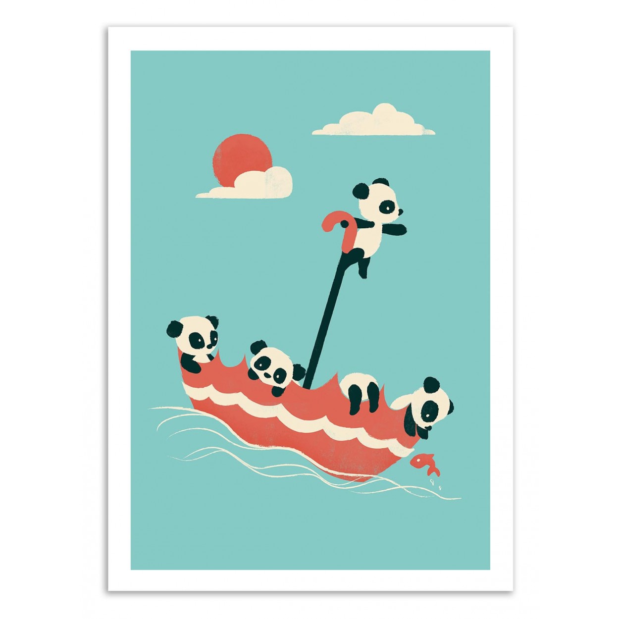 Affiche d'art - Float On - Jay Fleck, WALL EDITIONS