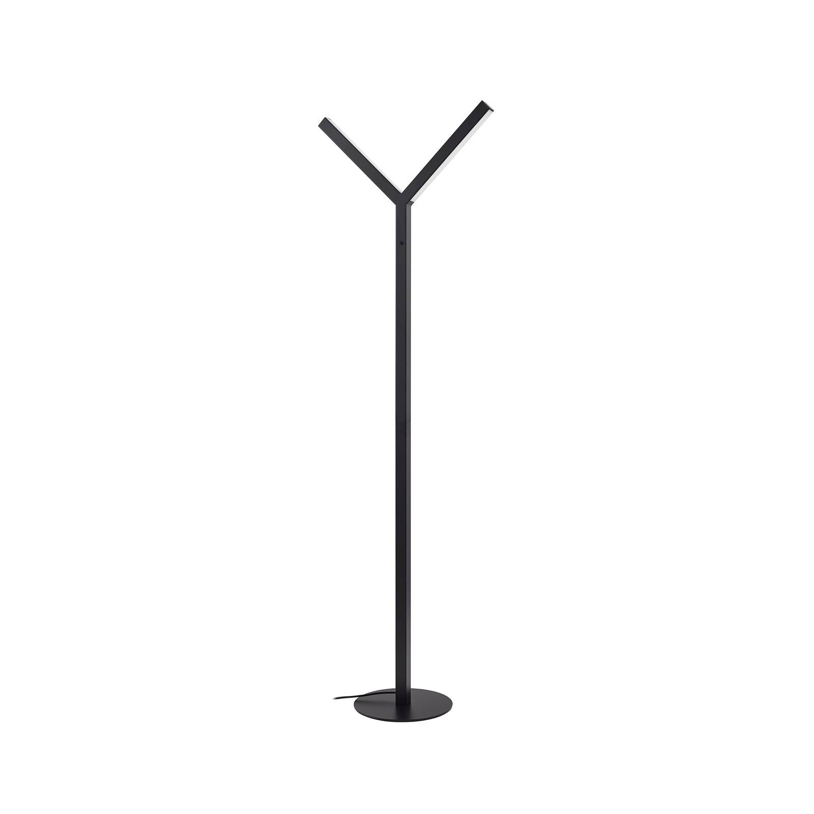 Lampadaire en métal moderneLED, Ilian, LUCANDE