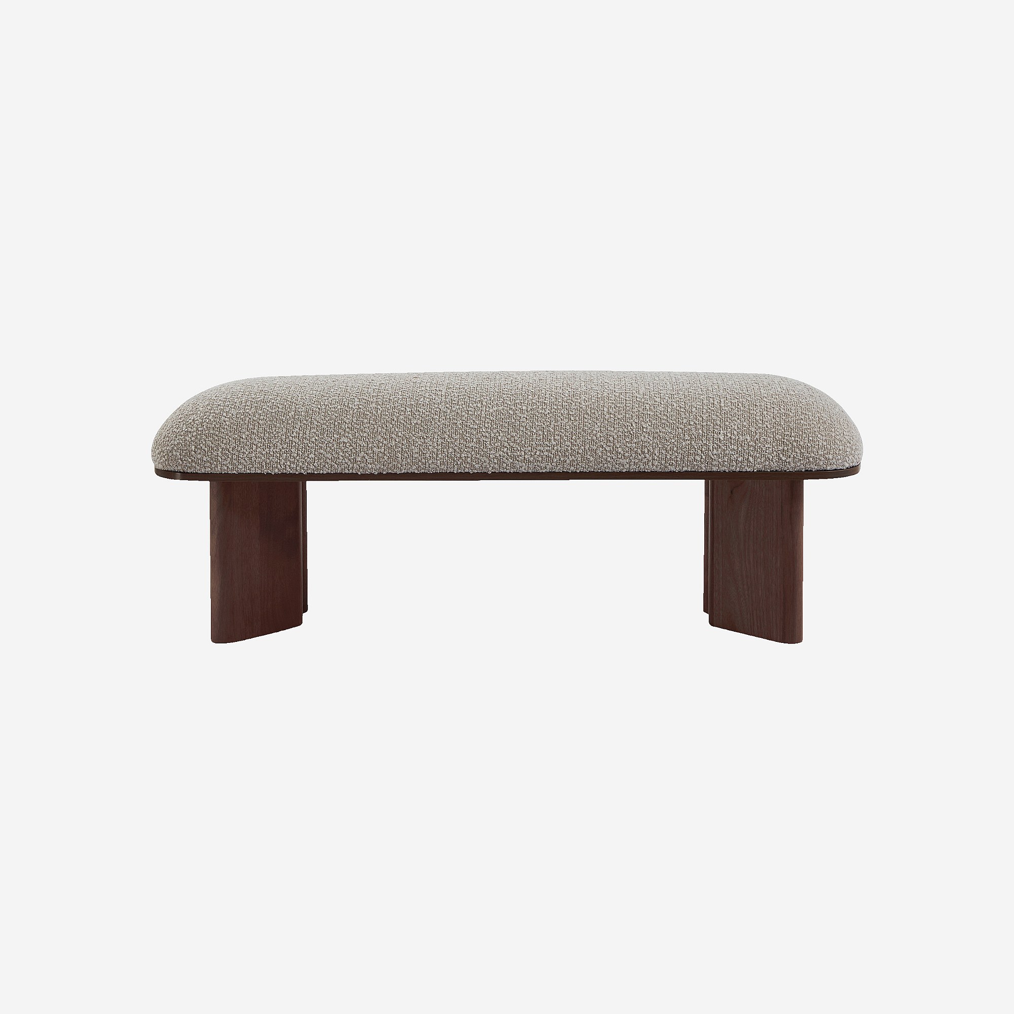 Banc  tissu, bois, panneau, tissu VARNA, HABITAT