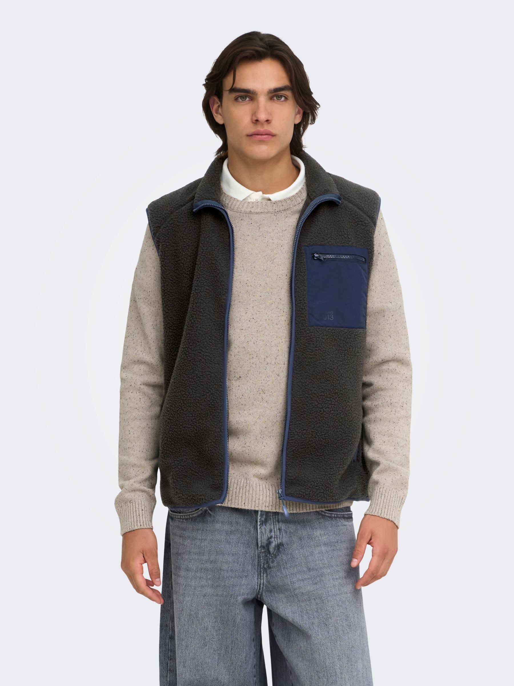 Gilet En Peluche, ONLY & SONS