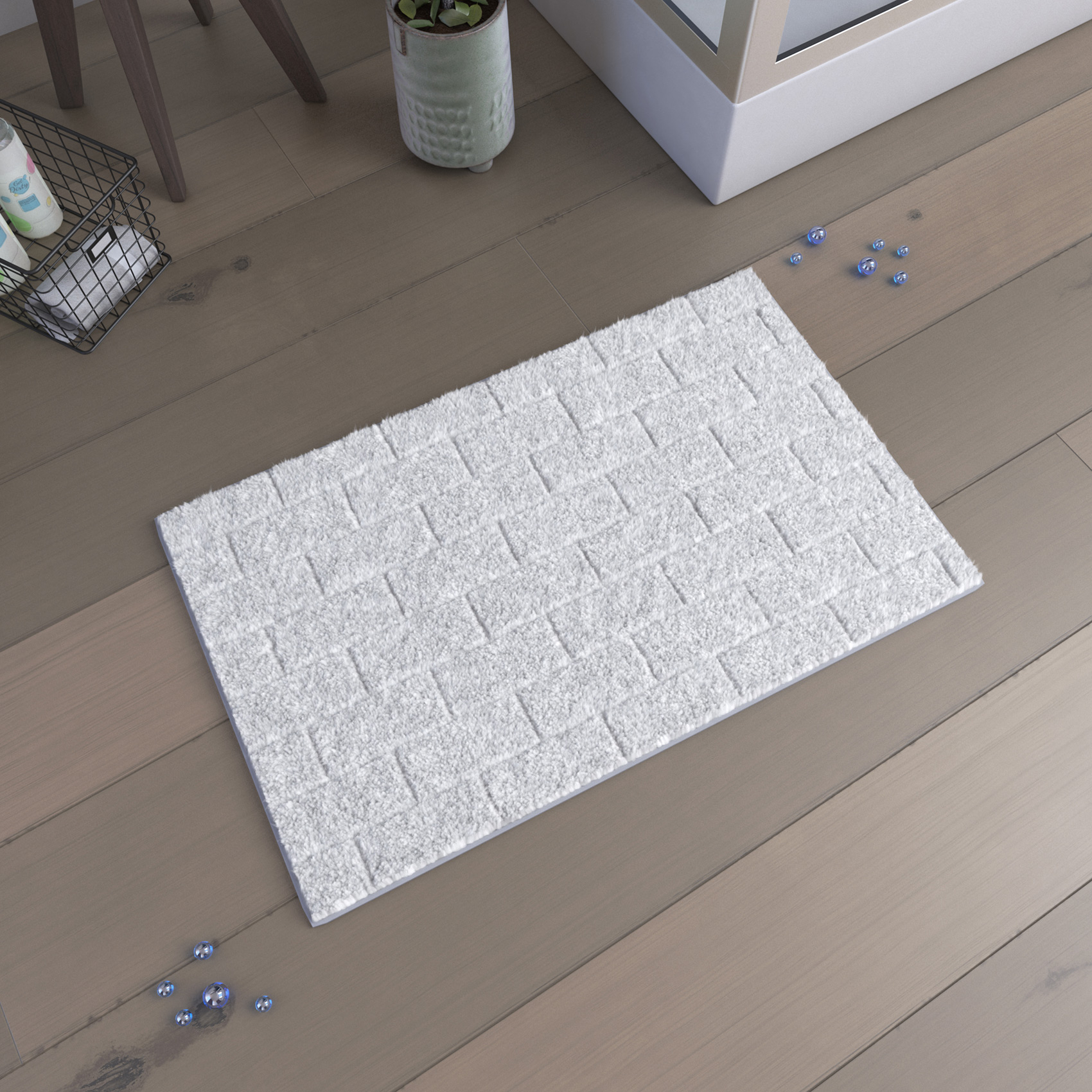 Tapis de douche esprit métro, HOME MAISON