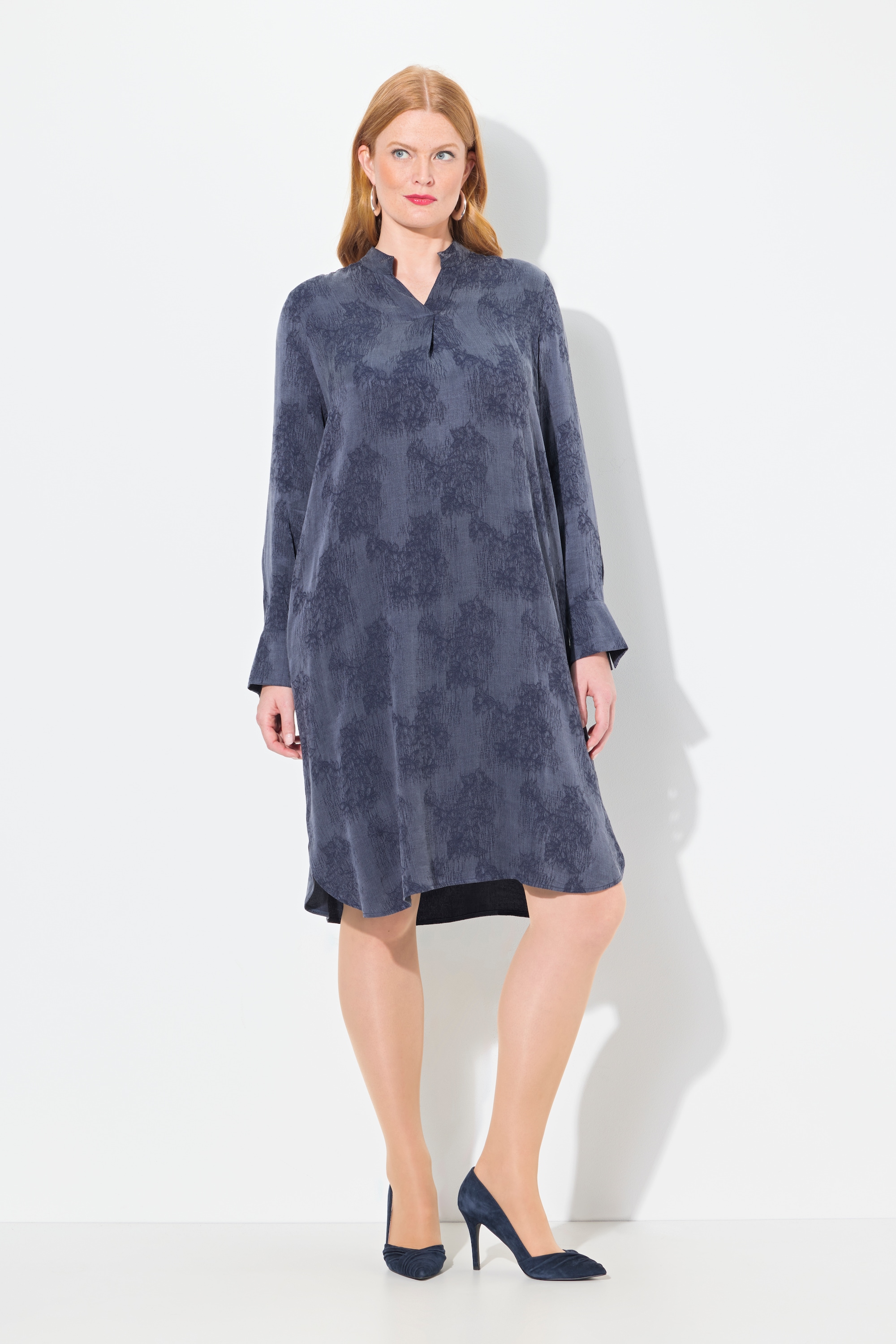 Robe en Lyocell, col montant, ULLA POPKEN