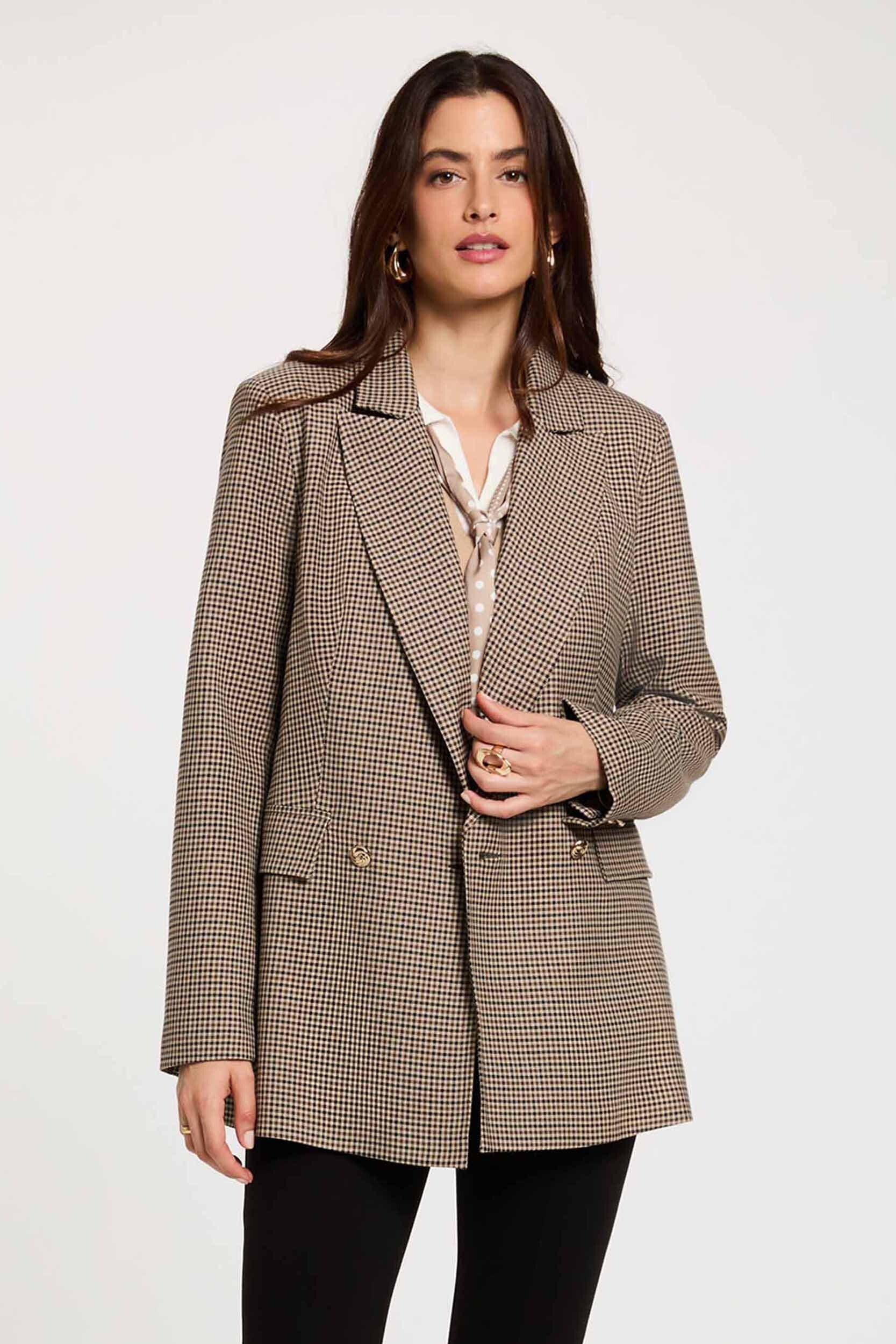 Blazer droit col tailleur, MORGAN