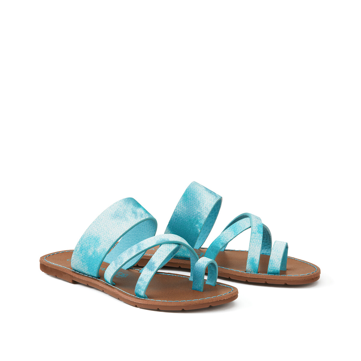 Merida mules turquoise Chattawak La Redoute