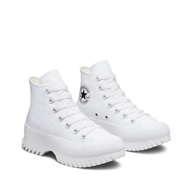 All star lugged  foundational canvas high top trainers , white, Converse  | La Redoute