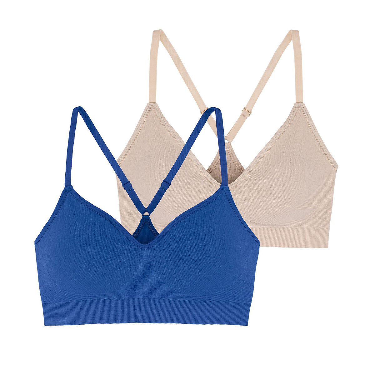 pack-of-2-revive-bralettes-without-underwiring-dorina-la-redoute