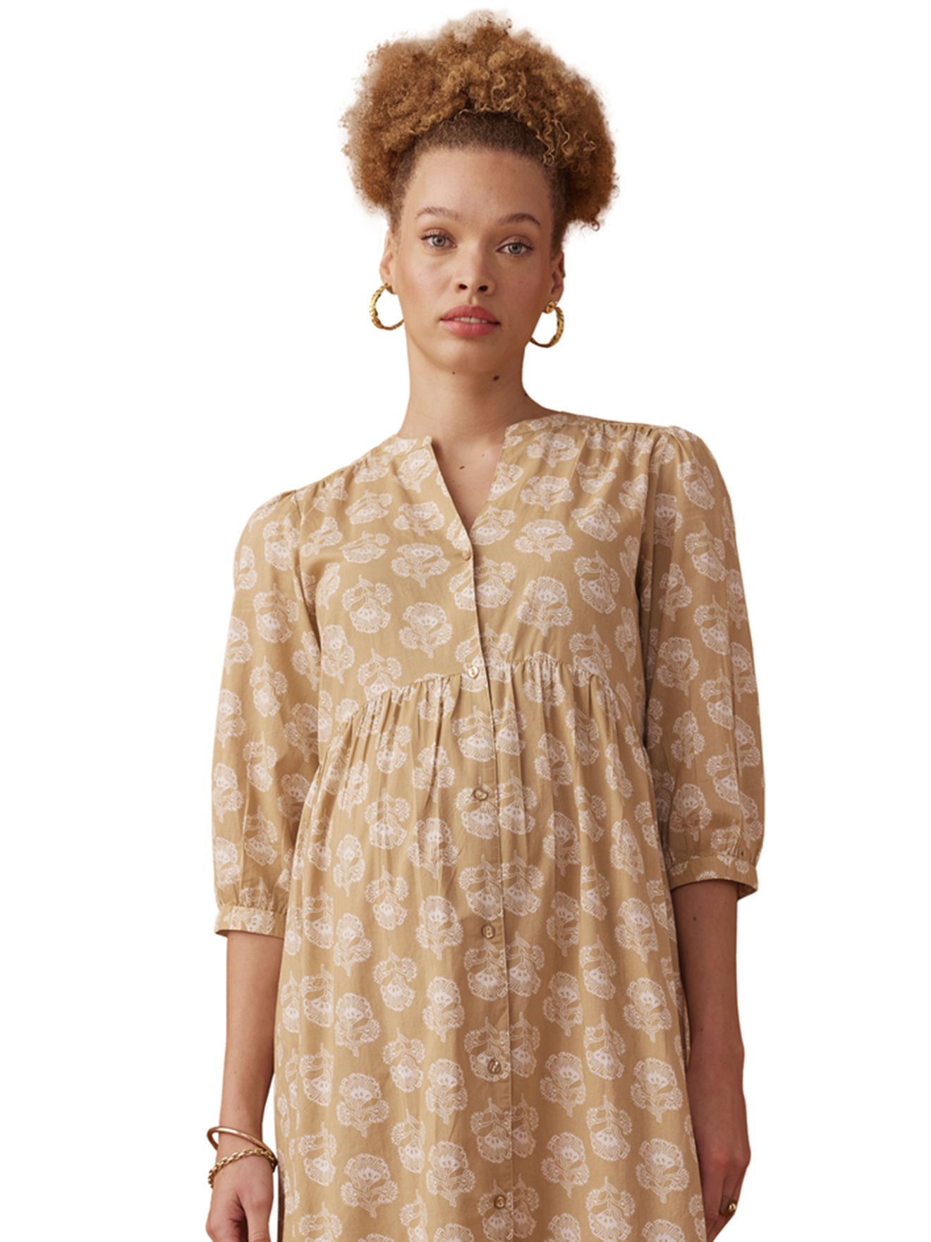 Robe longue boutonnée esprit bohème, ENVIE DE FRAISE