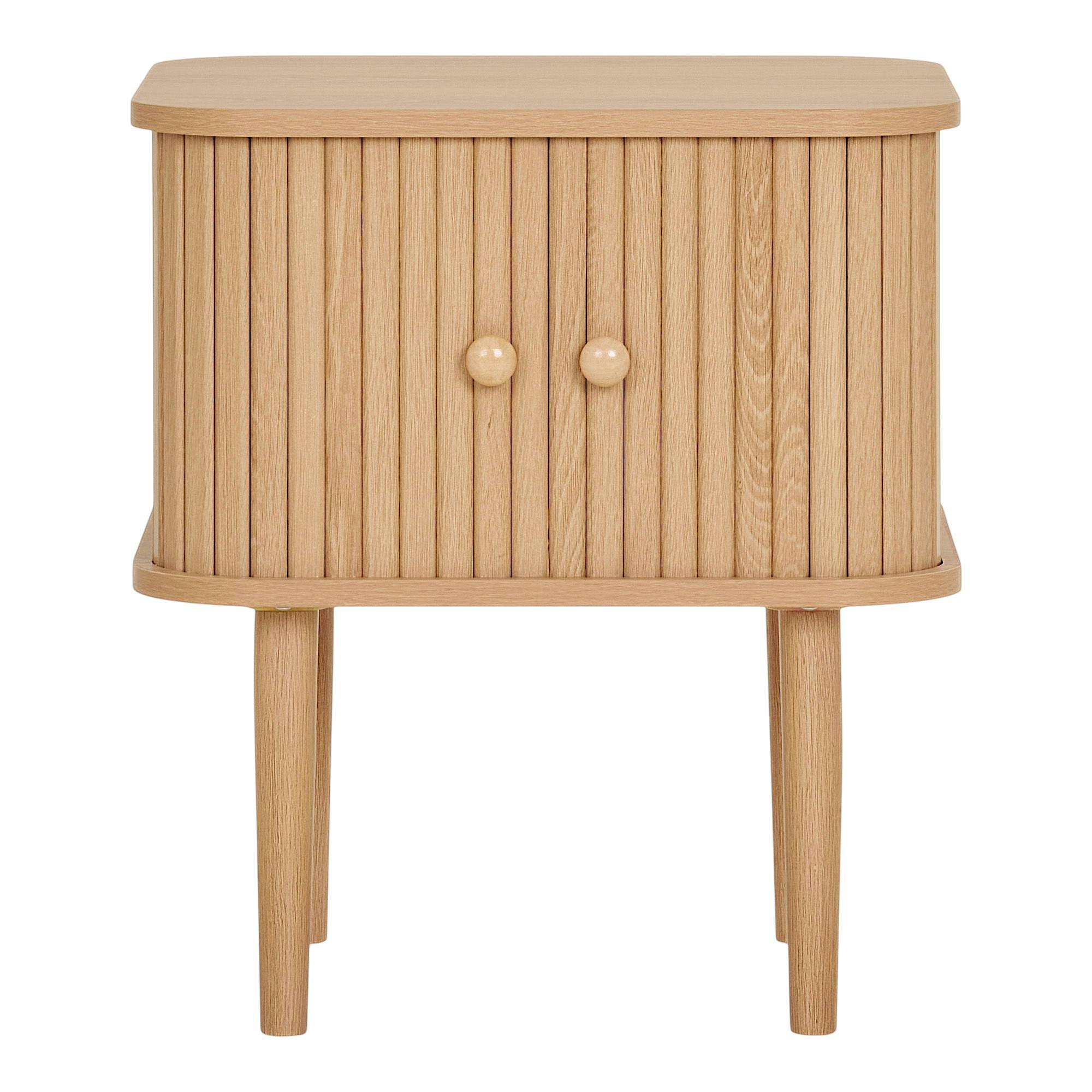 Table de chevet moderne à façade coulissante MATERA, PIER IMPORT