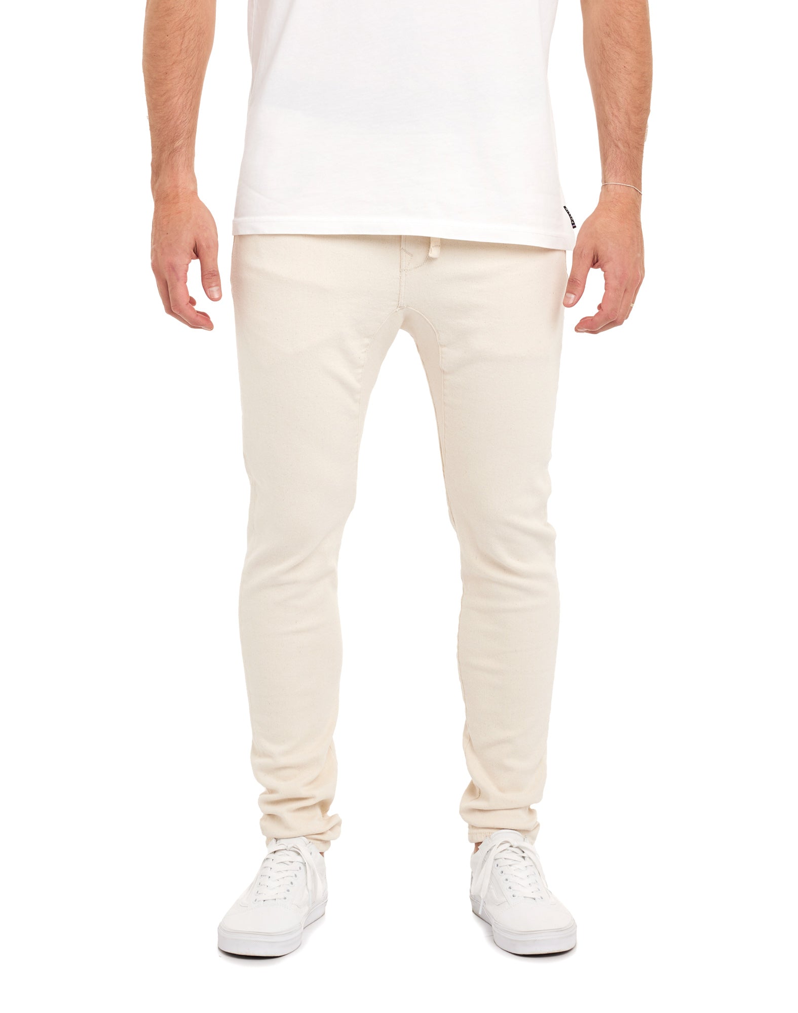 PANTALON TAPERED NATURAL, PULLIN