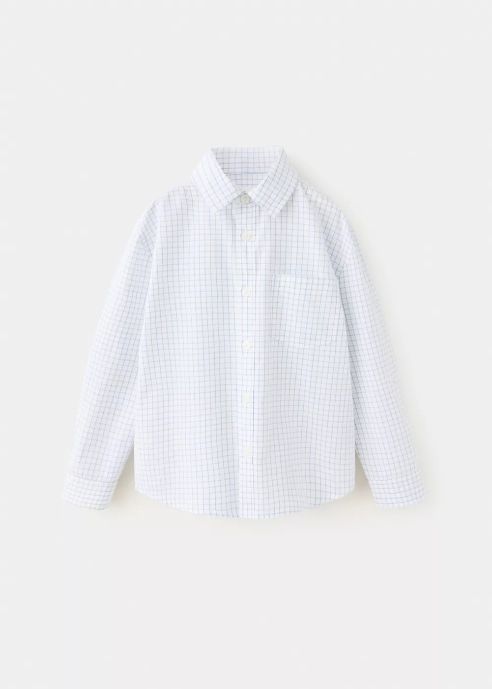 Chemise à carreaux en coton, MANGO BABY