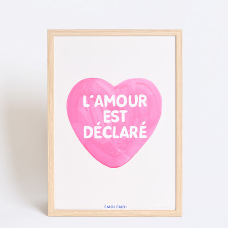 Affiche L'amour est déclaré, EMOI EMOI