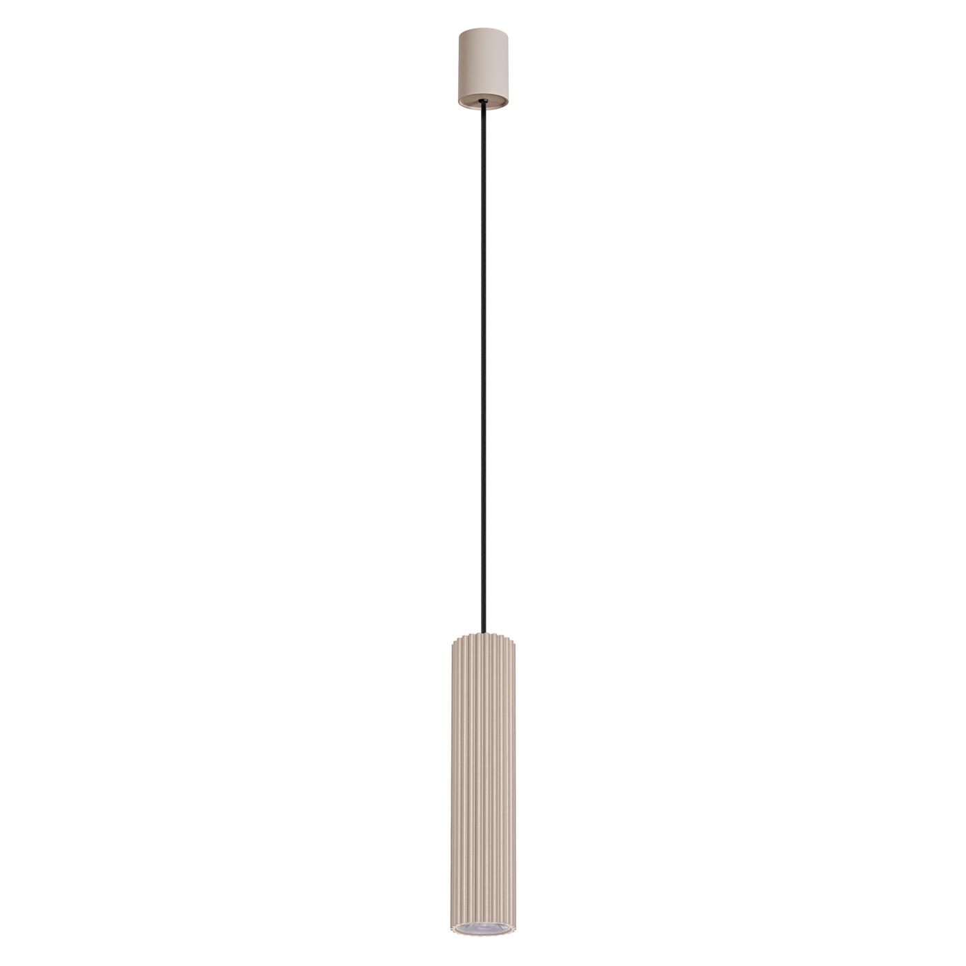 Suspension Aluminium Taupe LED 1 Ivar, EDEN