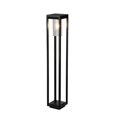 90cm Outdoor Black Cage Post Light SO'HOME