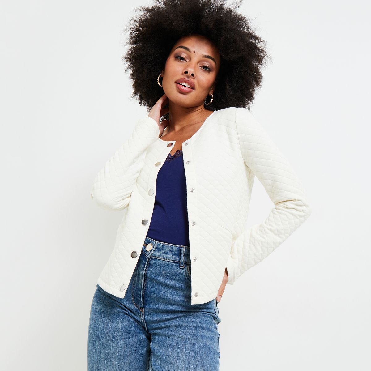 Veste courte matelassée discount femme