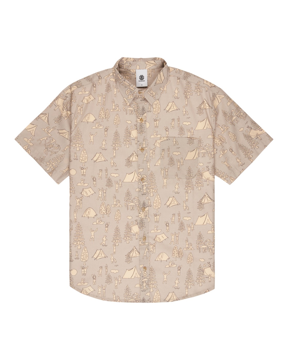 Chemise manches courtes REGULAR CLASSIC PRINTED, ELEMENT