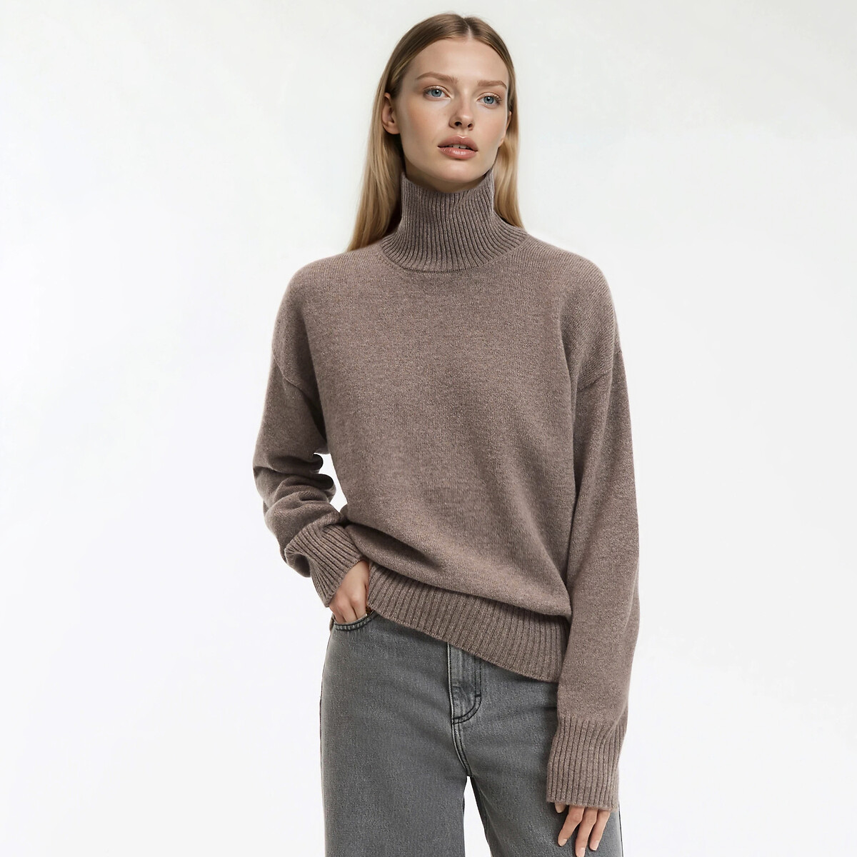 Jersey de lana y cachemira, fabricado en Francia, LA REDOUTE COLLECTIONS