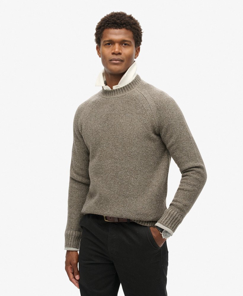 Pull épais à manches raglan, SUPERDRY