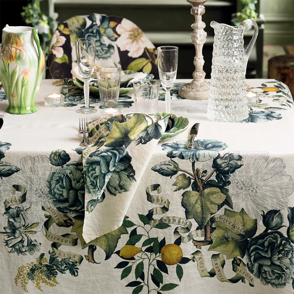 Serviette lin & coton lavé GIARDINO, GARNIER THIEBAUT