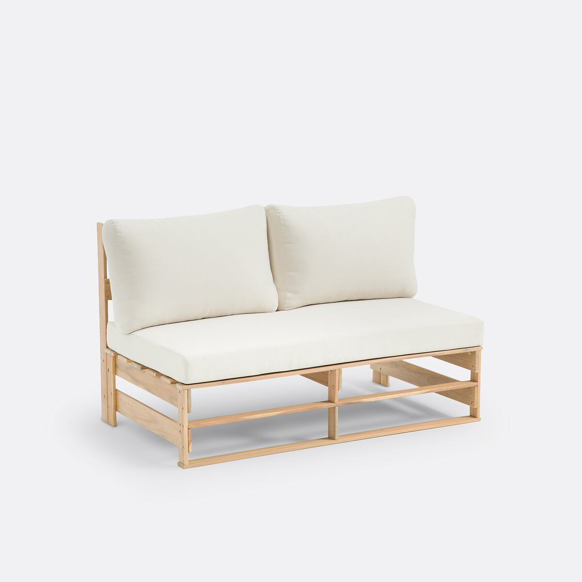 Tuinzetel, 2-zit in acacia, Pavia